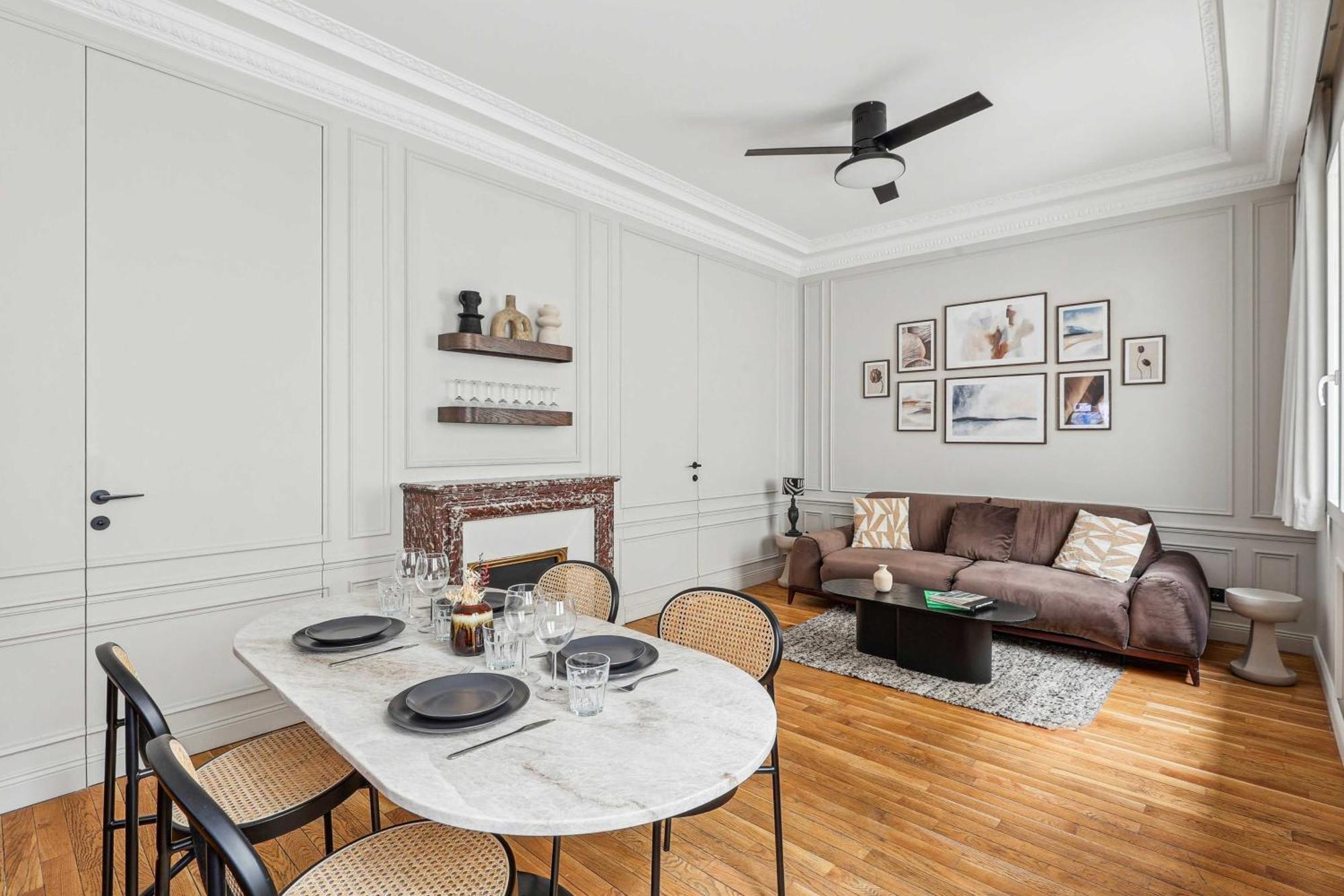Interior Design - Apartment 6P-2Br - Tour Eiffel Париж Екстериор снимка